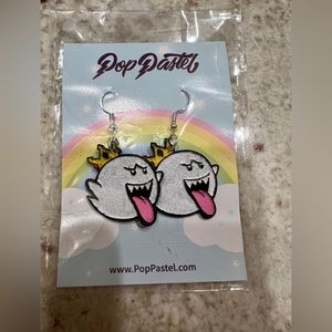 Pop Pastel King Boo Dangle Earrings